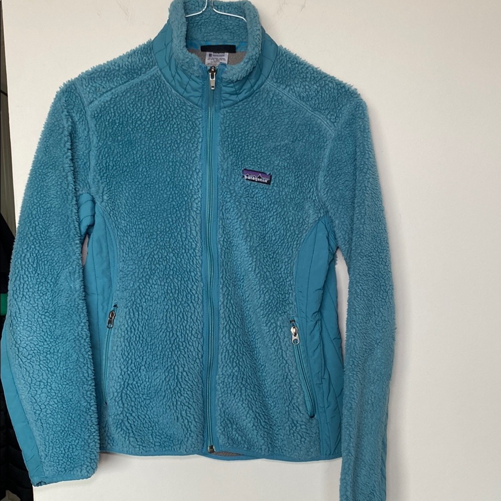 Patagonia Blue Fleece Jacket Retro X